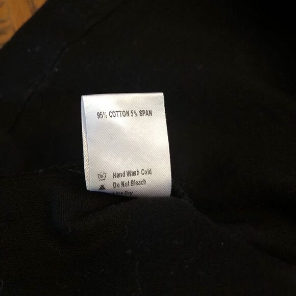 Forever 21 black denim 3 zipper mini skirt size small - Picture 7 of 9